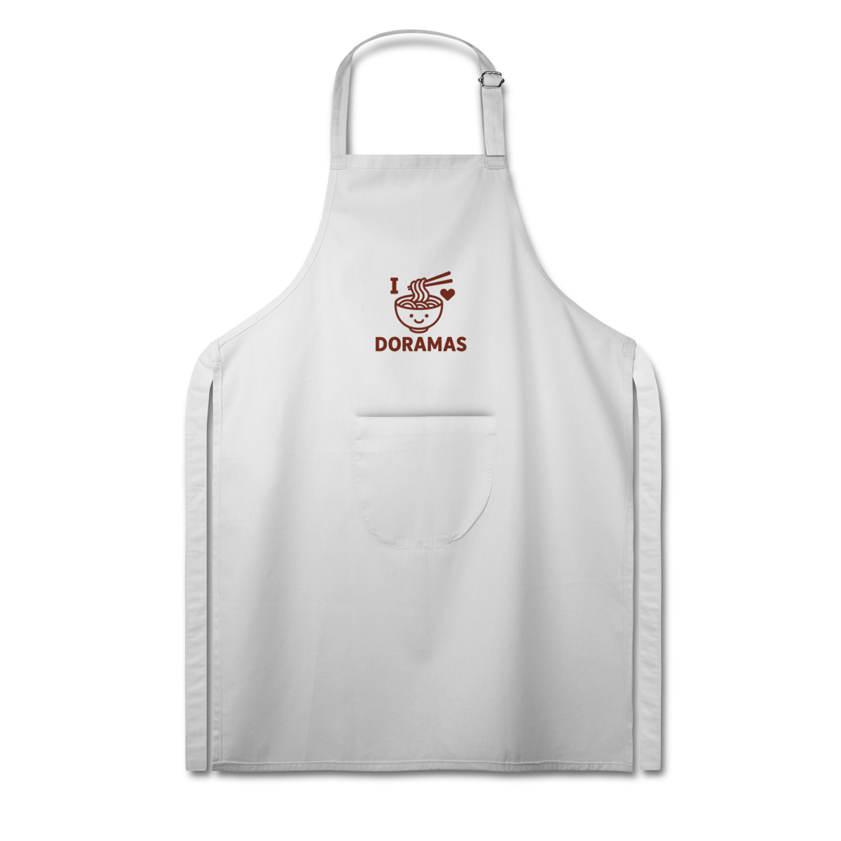 Nome do produto: Avental “I ❤ Dorama” – Chef de Maratona