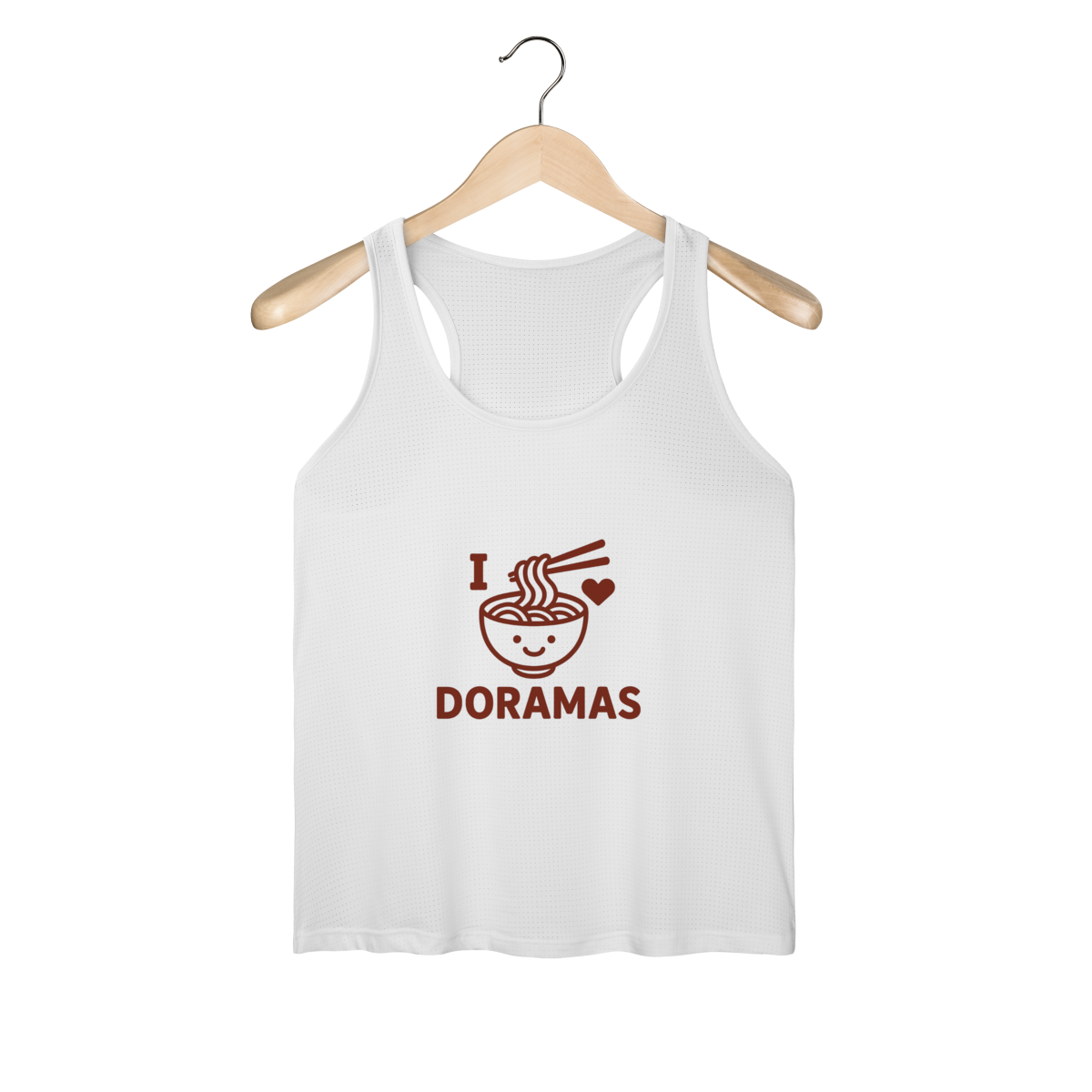 Nome do produto: Regata Feminina “I ❤ Dorama” – Estilo & Conforto