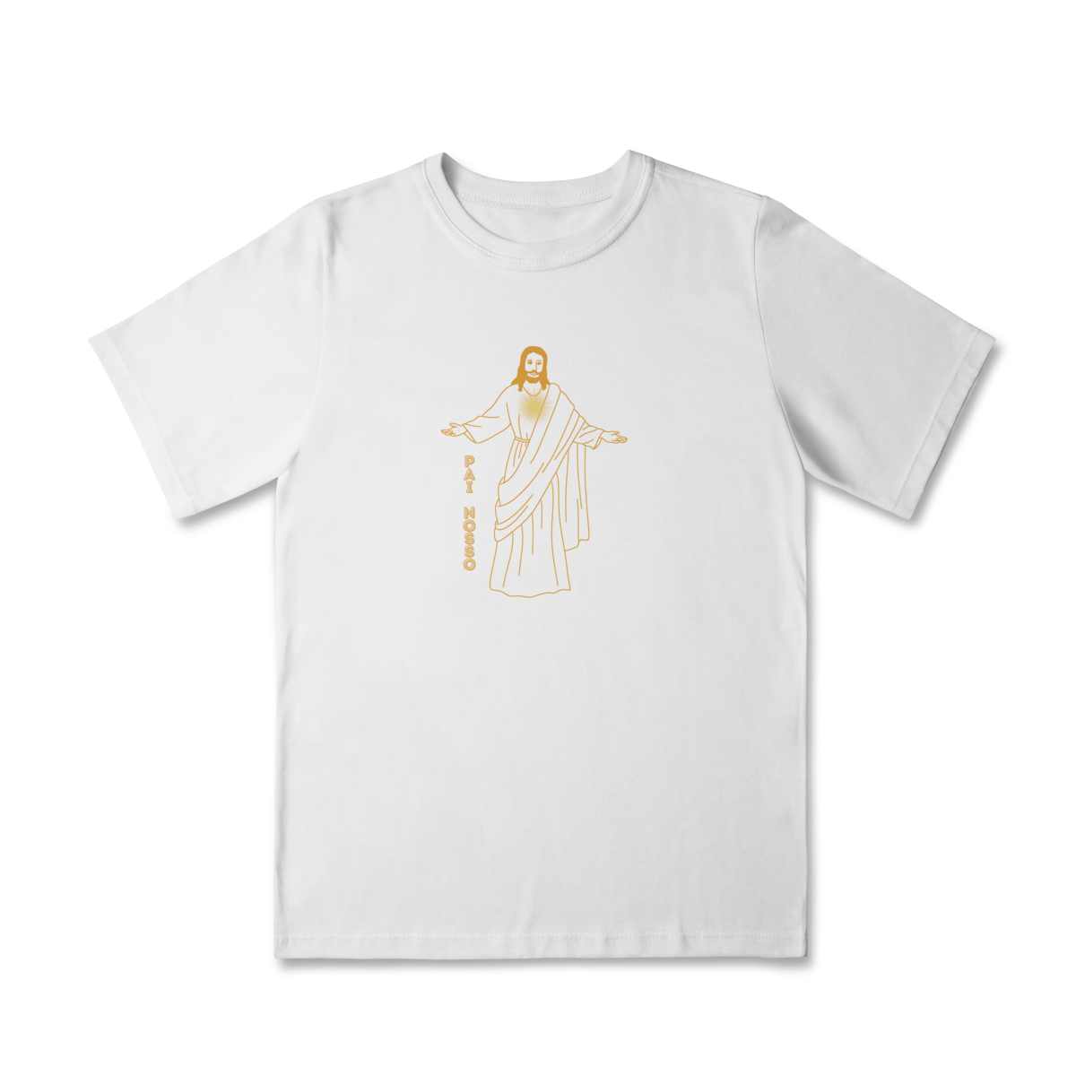 Camiseta Quality Infantil (2 a 8) - Jesus - Pai Nosso