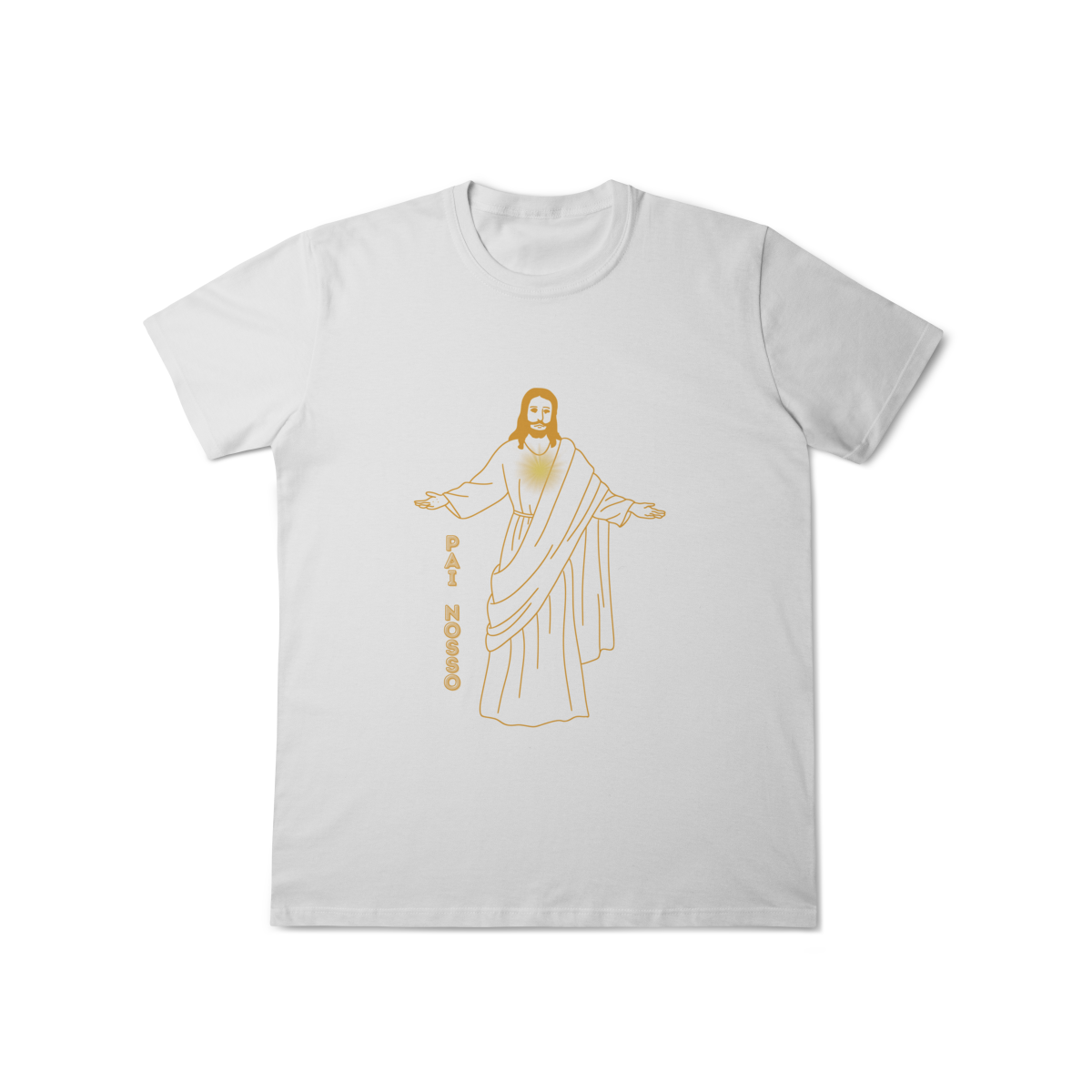 Camiseta Unissex T-Shirt Classic - Jesus - Pai Nosso