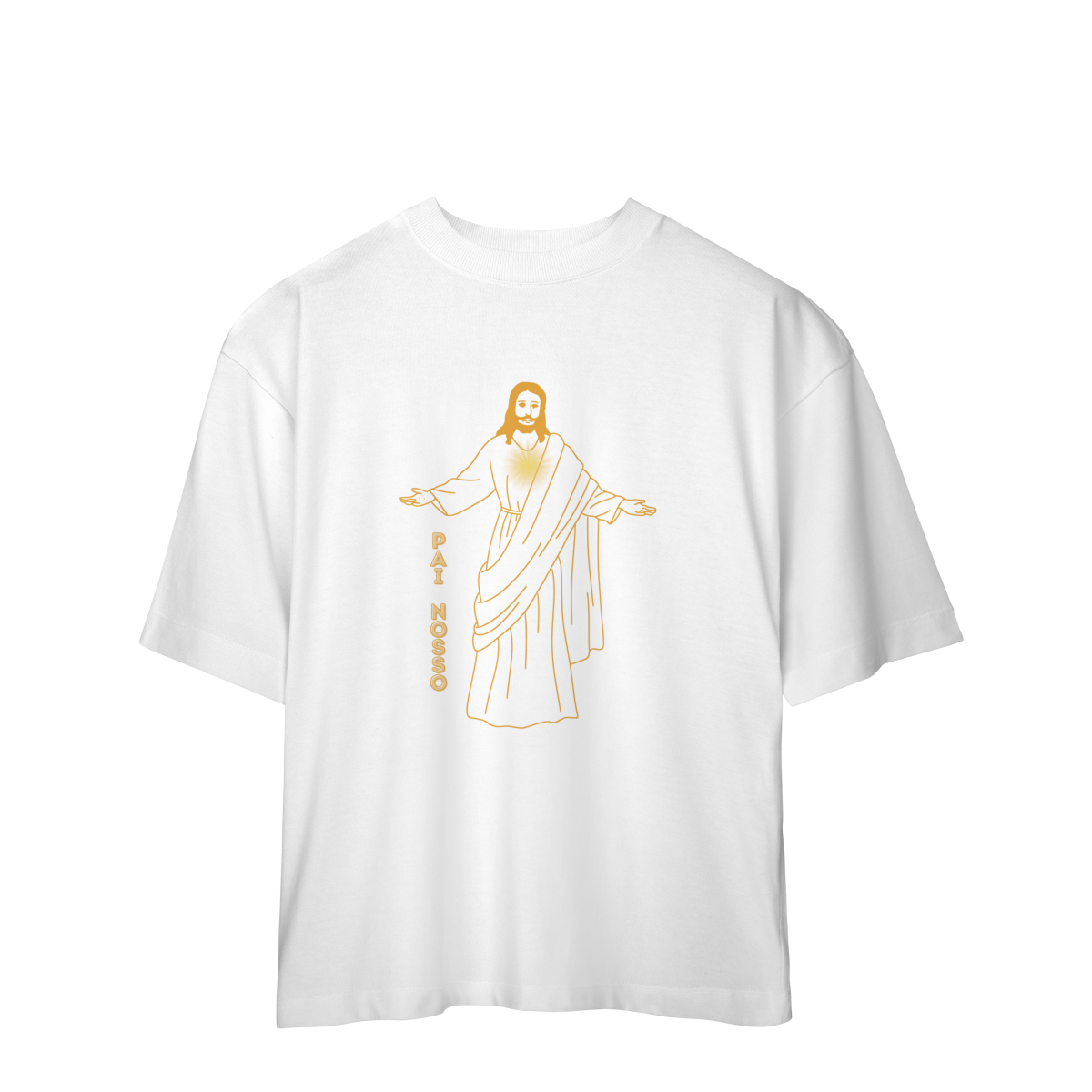 Camiseta Oversized - Jesus - Pai Nosso