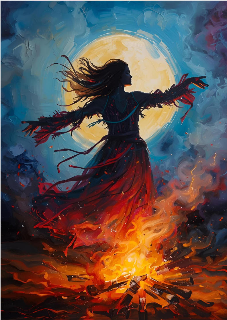 Nome do produto: Poster Retrato - Cigana