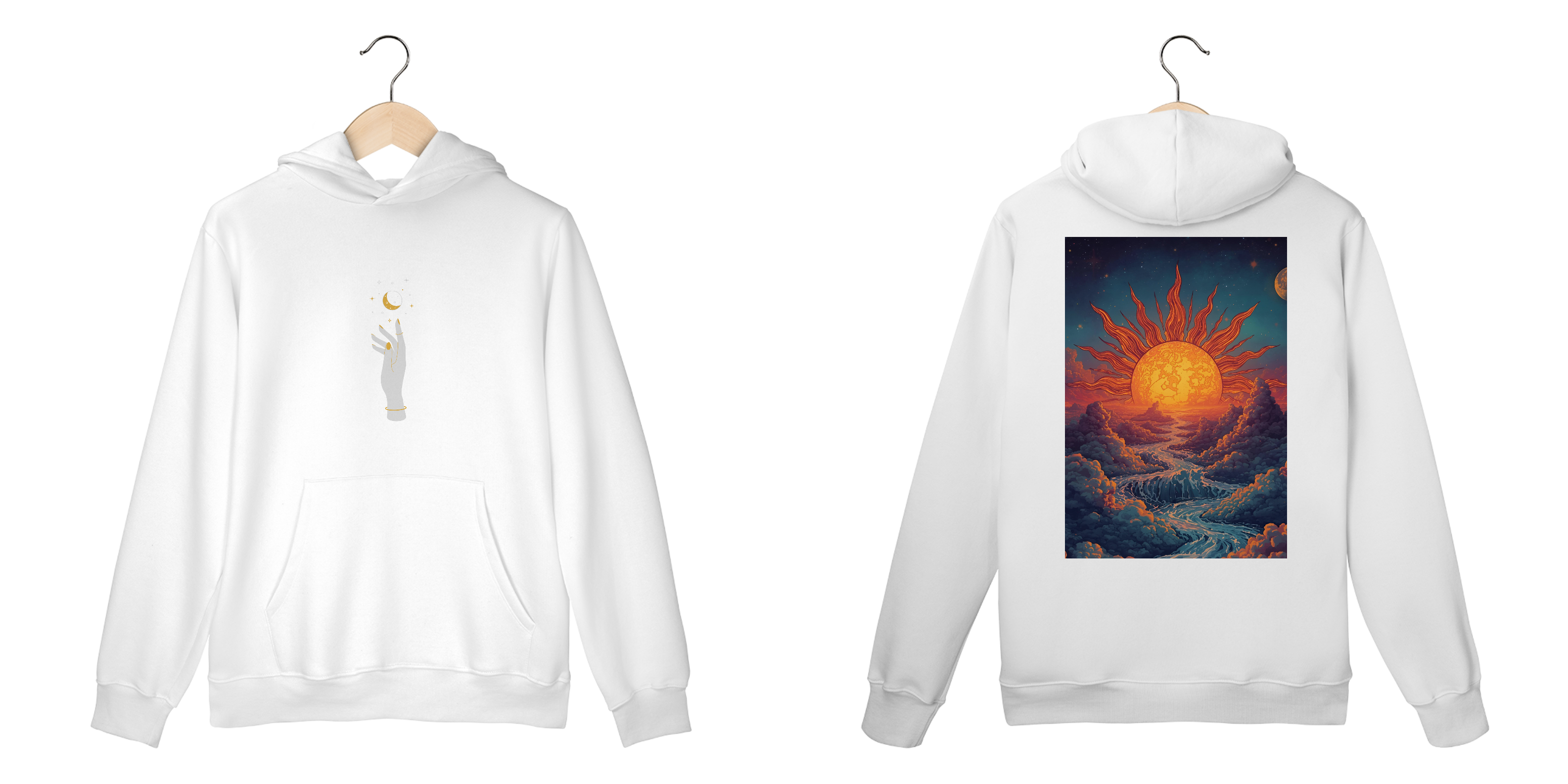 Nome do produto: Moletom Prime Canguru - Raio de Sol