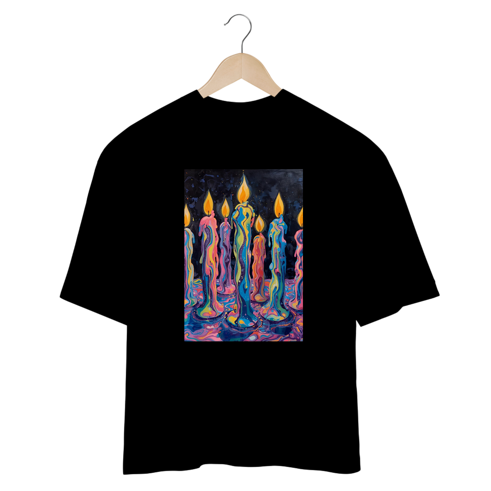 Nome do produto: Camiseta Oversized - Velas