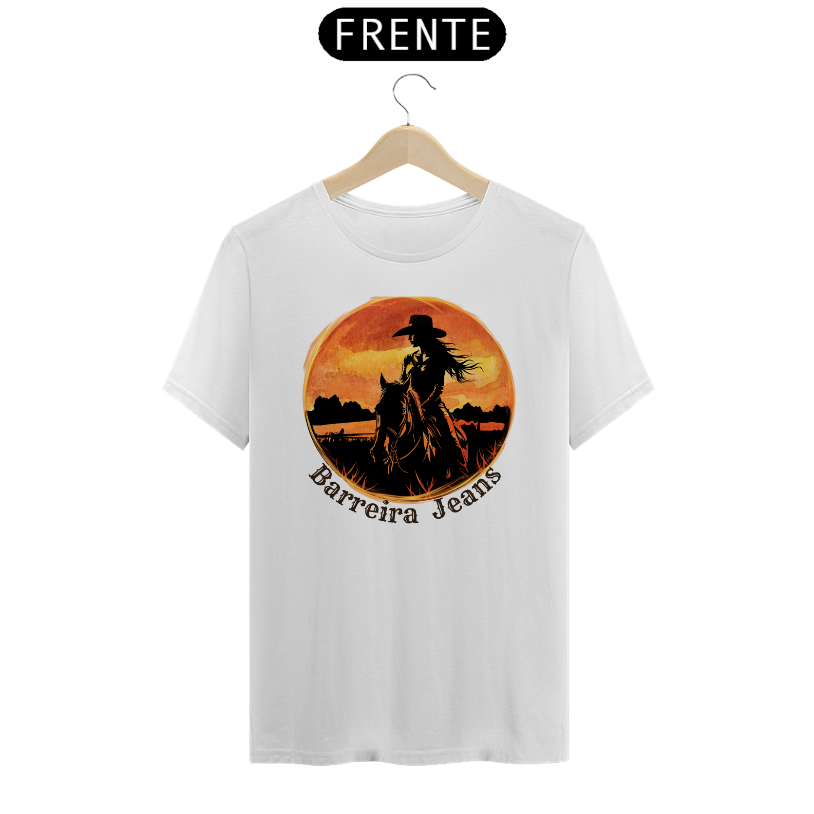 Nome do produto: CAMISETA BARREIRA JEANS COLEÇÃO SUN 01