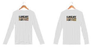 Licuti Original – Camisa Gospel “Gosto do Meu Pastor de Graça” | Manga Longa Dry UV