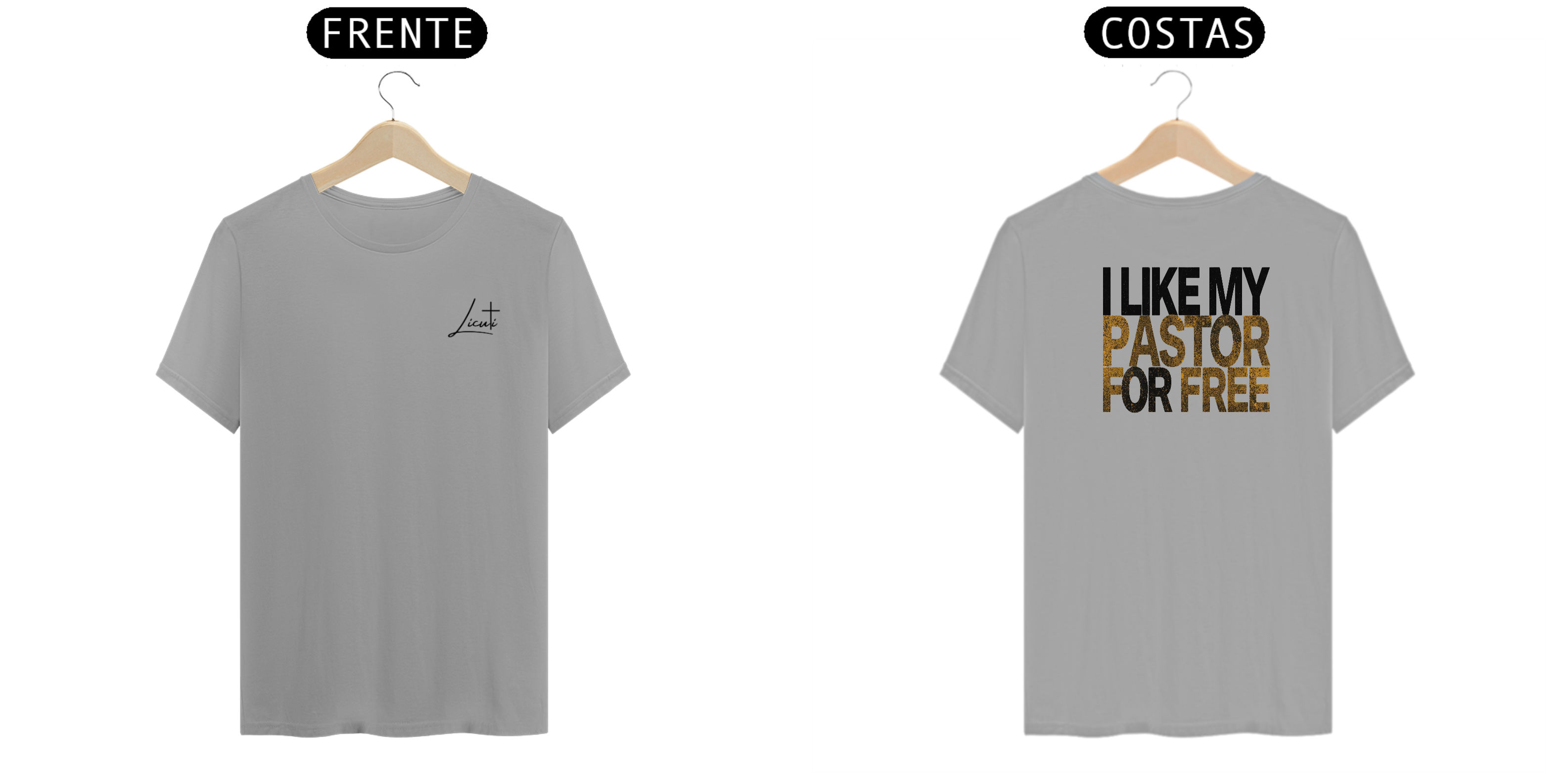 camisa eu gosto do meu pastro de graça