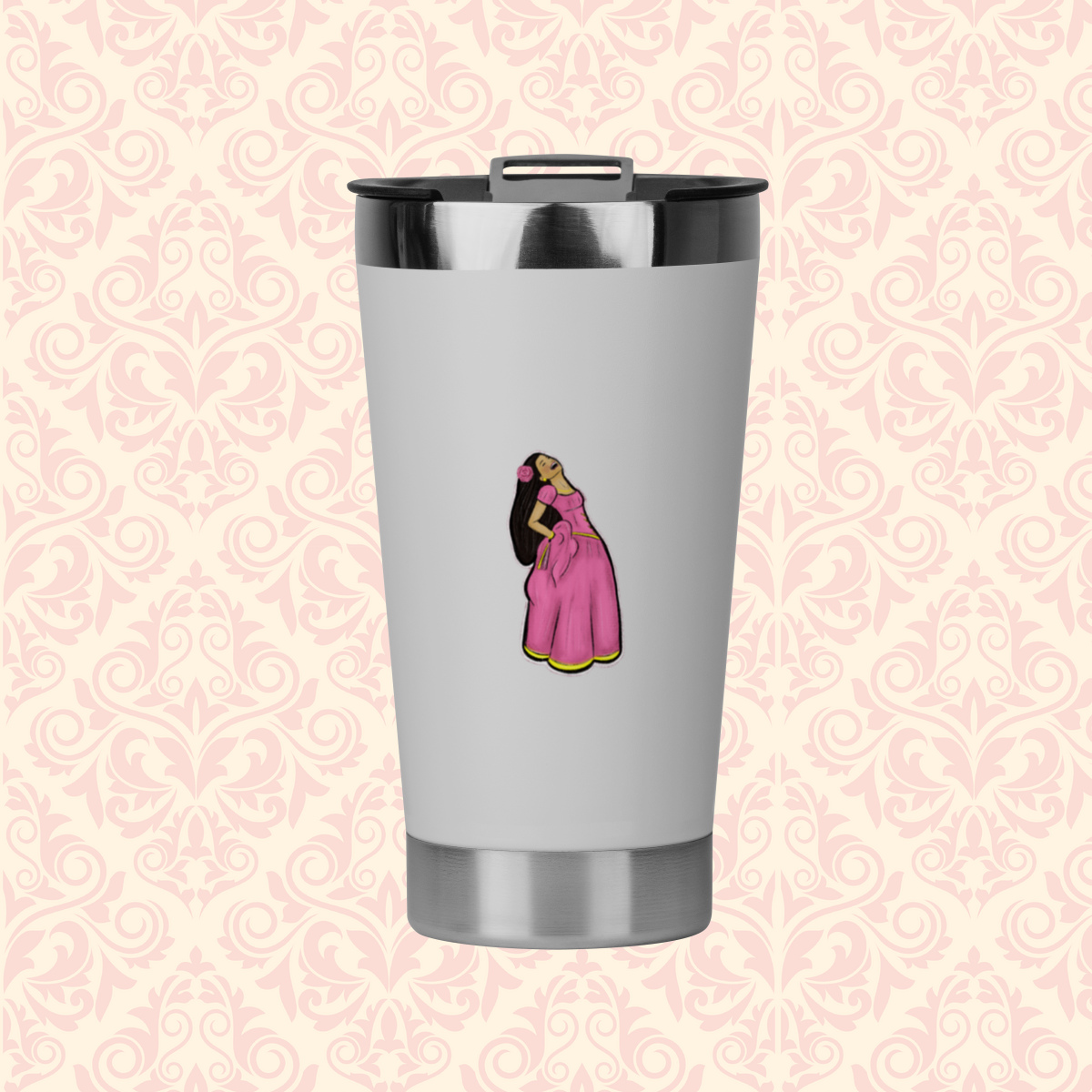 Nome do produto: Copo Térmico Pombagira Menina