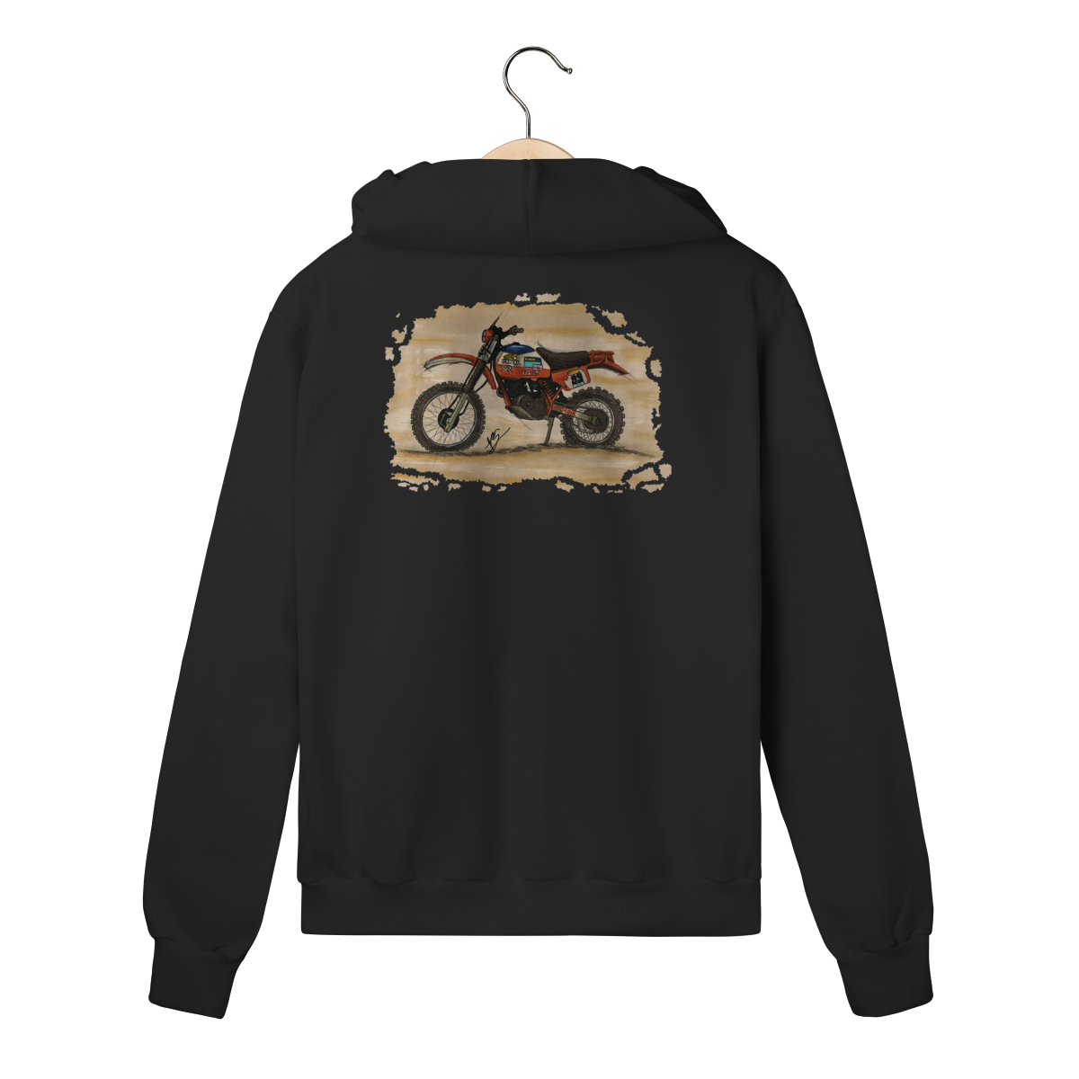 XR 500 Dakar | Moletom Zíper