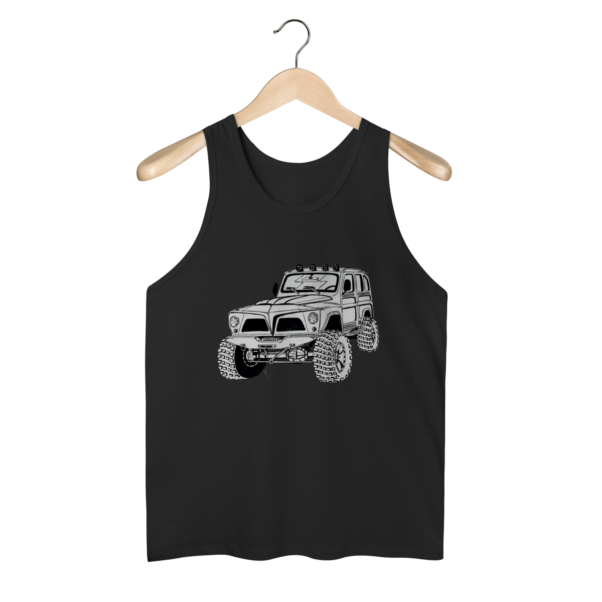 Nome do produto: Rural Willys Sketch | Regata Quality