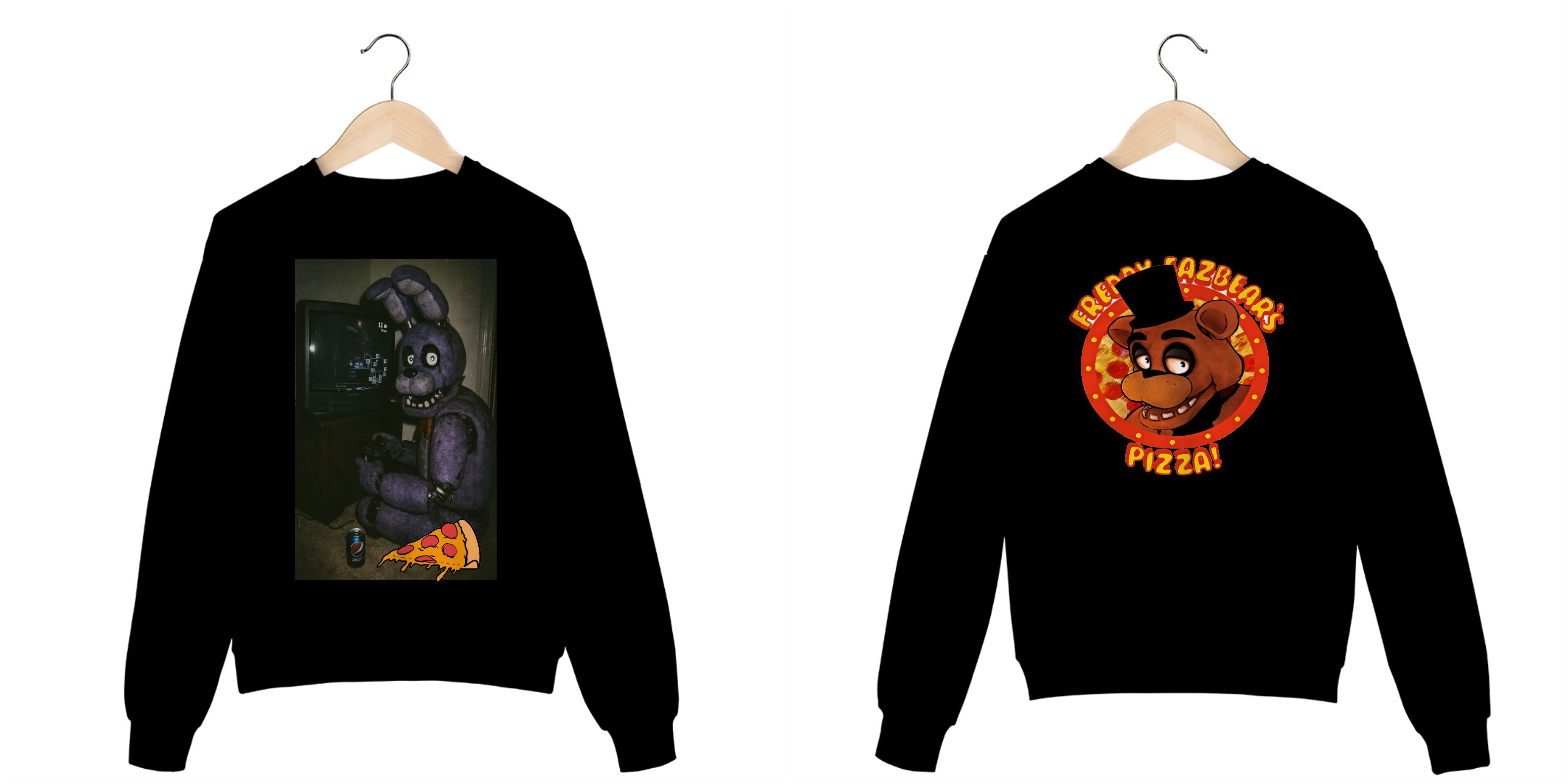 Nome do produto: Moletom fechado bonnie five nights at freddy!