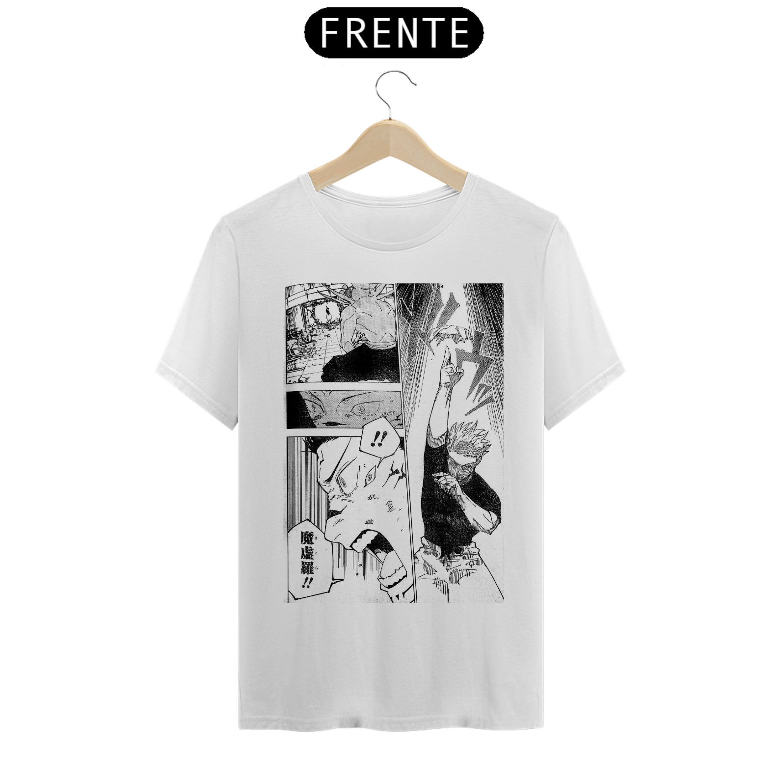 Nome do produto: JUJUTSO KAISEN  CAMISA MANGÁ 01