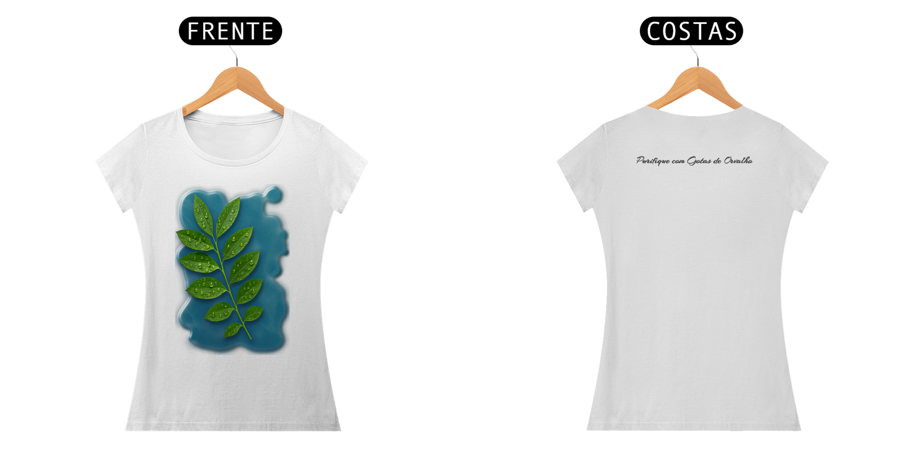 Camiseta Purificação Gotas de Orvalho