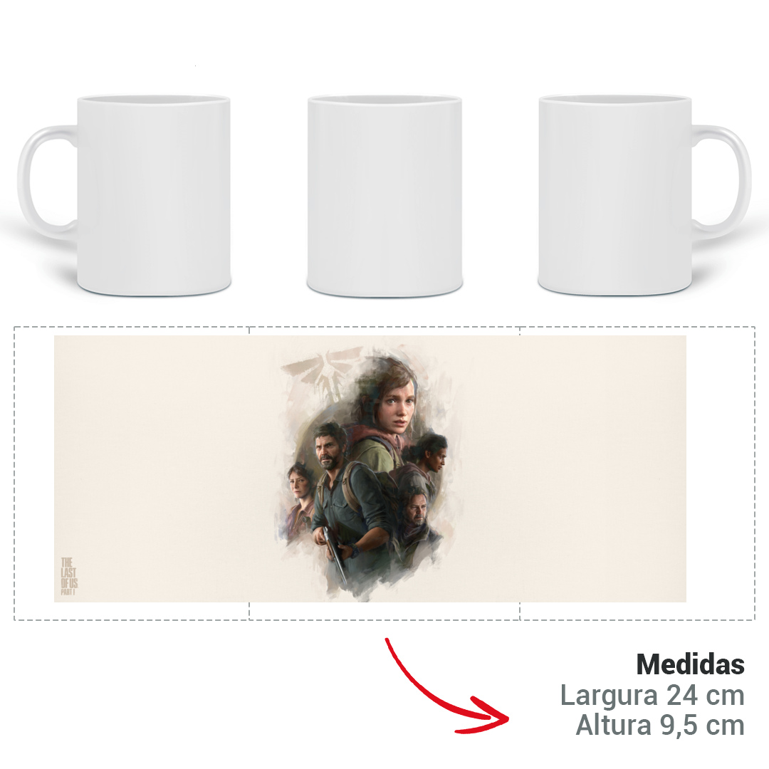 Nome do produto: caneca  last of us