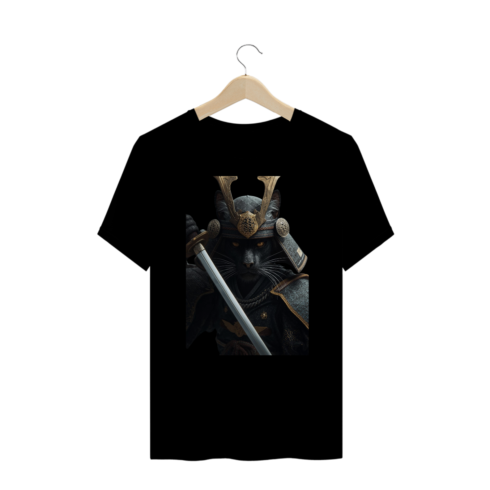 Camiseta Cavaleiro Felino Lendário