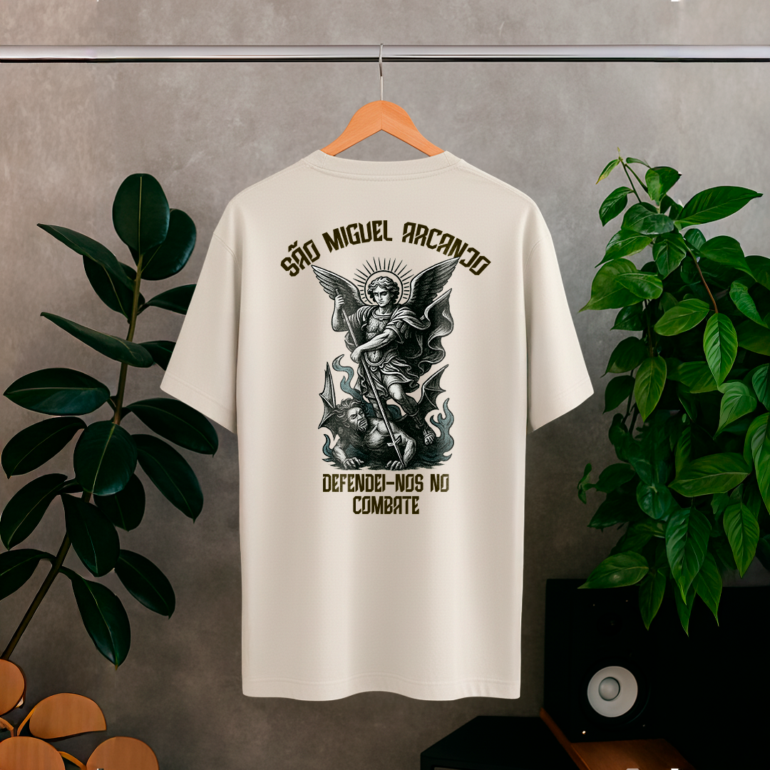 Nome do produto: Camisa Oversized Off-White Abba São Miguel Arcanjo