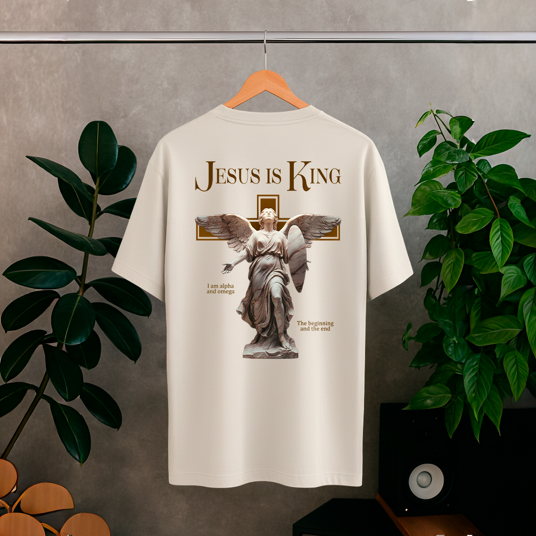 Nome do produto: Camisa Oversized Off-White Abba Jesus Is King