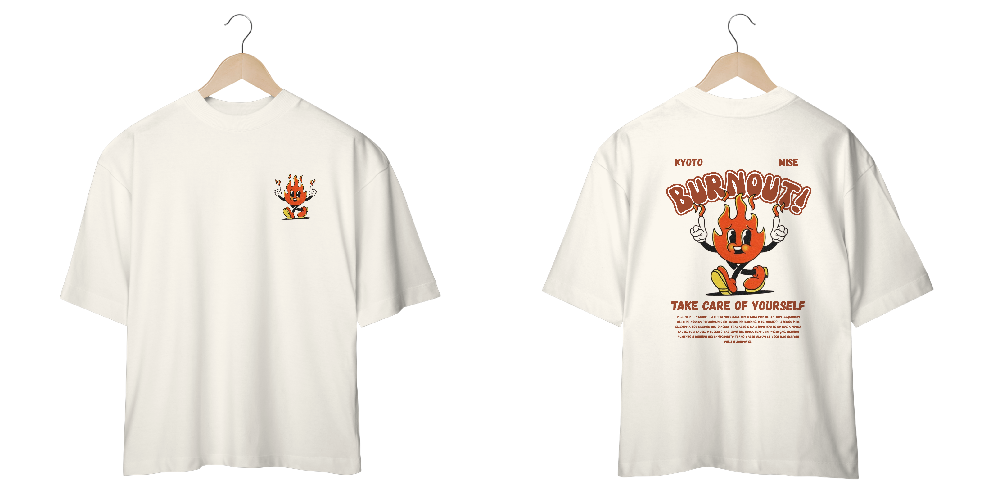 Camiseta Oversized - Burnout