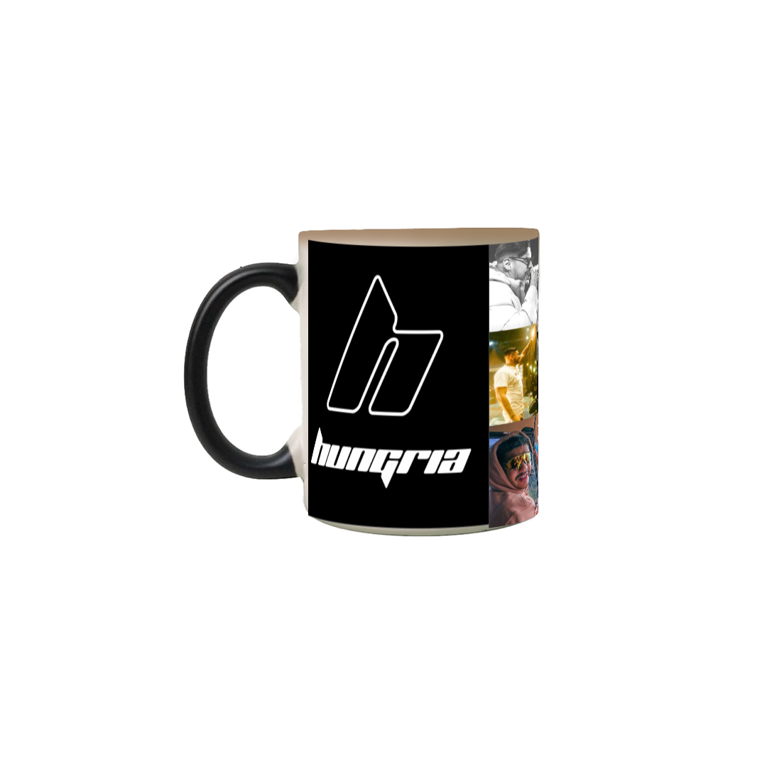 Nome do produto: Caneca linda  Hungria hip Hop com alça preta 