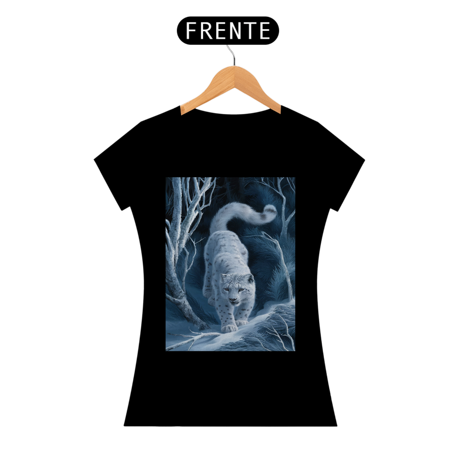 Nome do produto: Blusa baby look gato branco