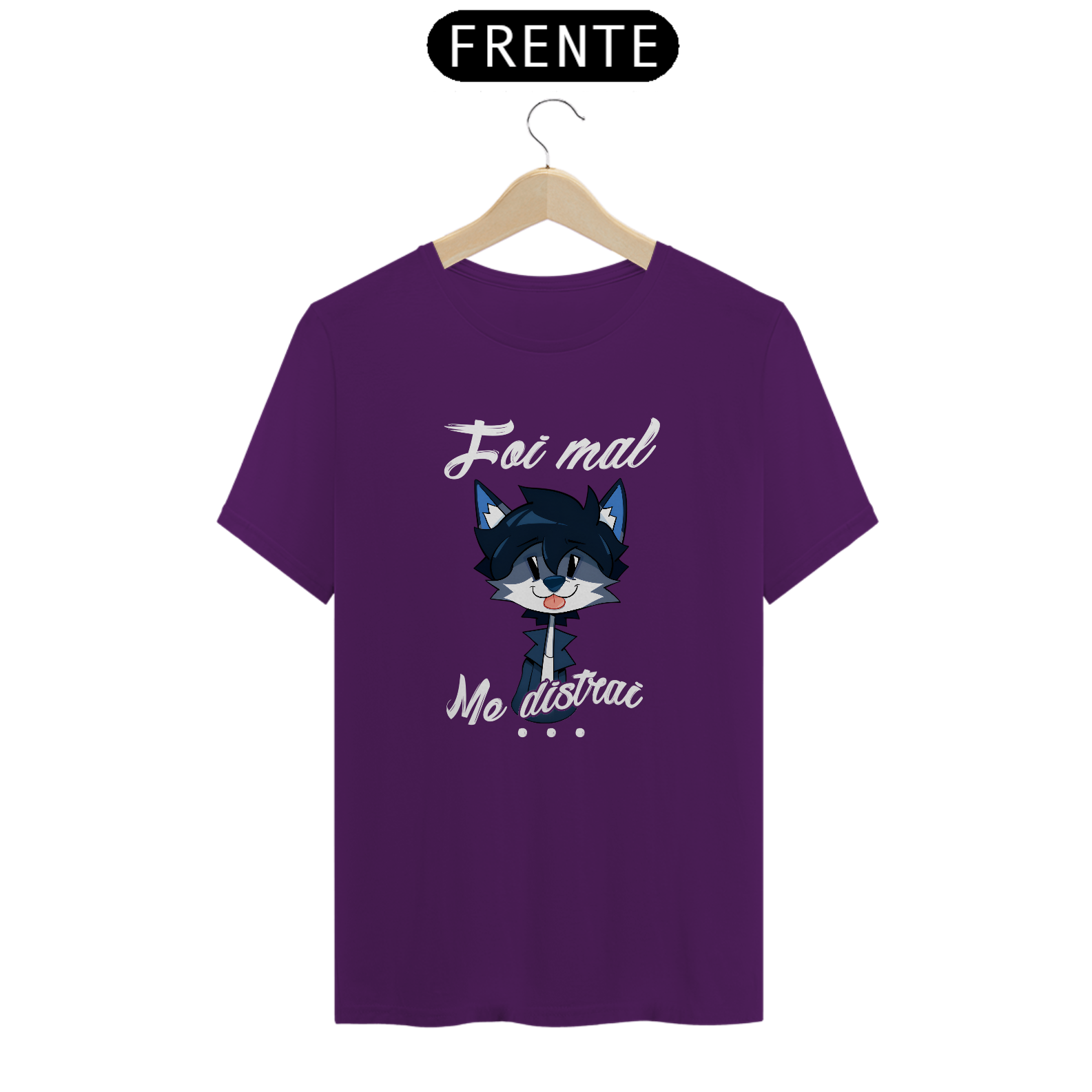 Nome do produto: Foi Mal, Me Distraí — Camiseta (T-shirt)