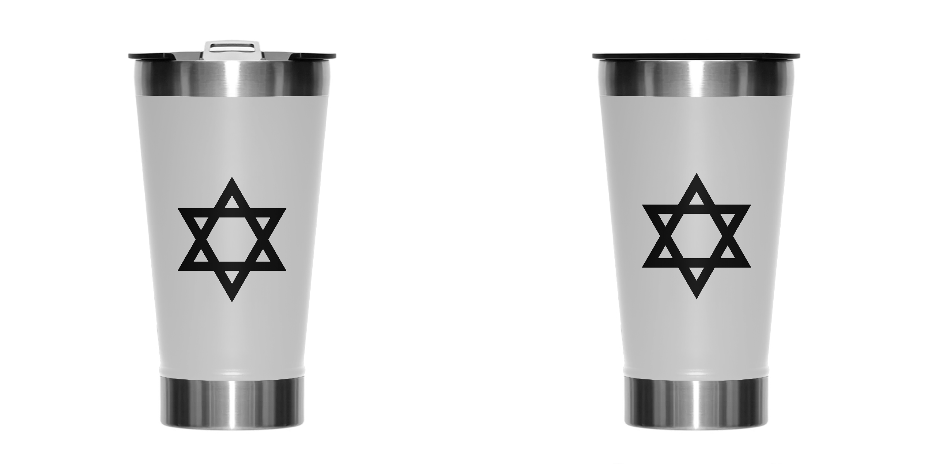 Nome do produto: Copo térmico estilo estrela de Davi 