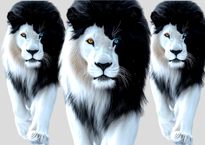 Nome do produto: Quadro leão siberiano 