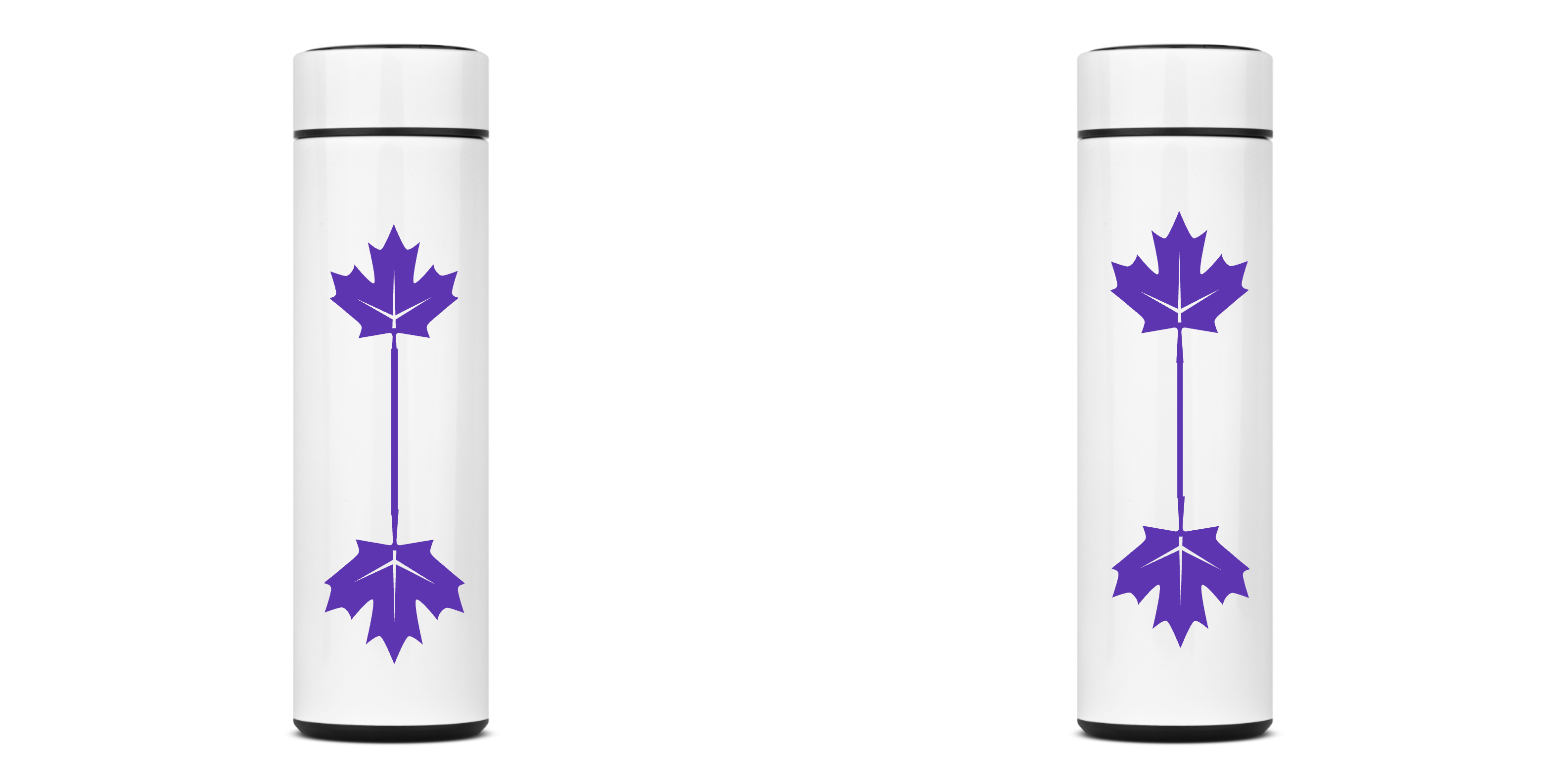 Nome do produto: Garrafa térmica estilo folhas de primavera 