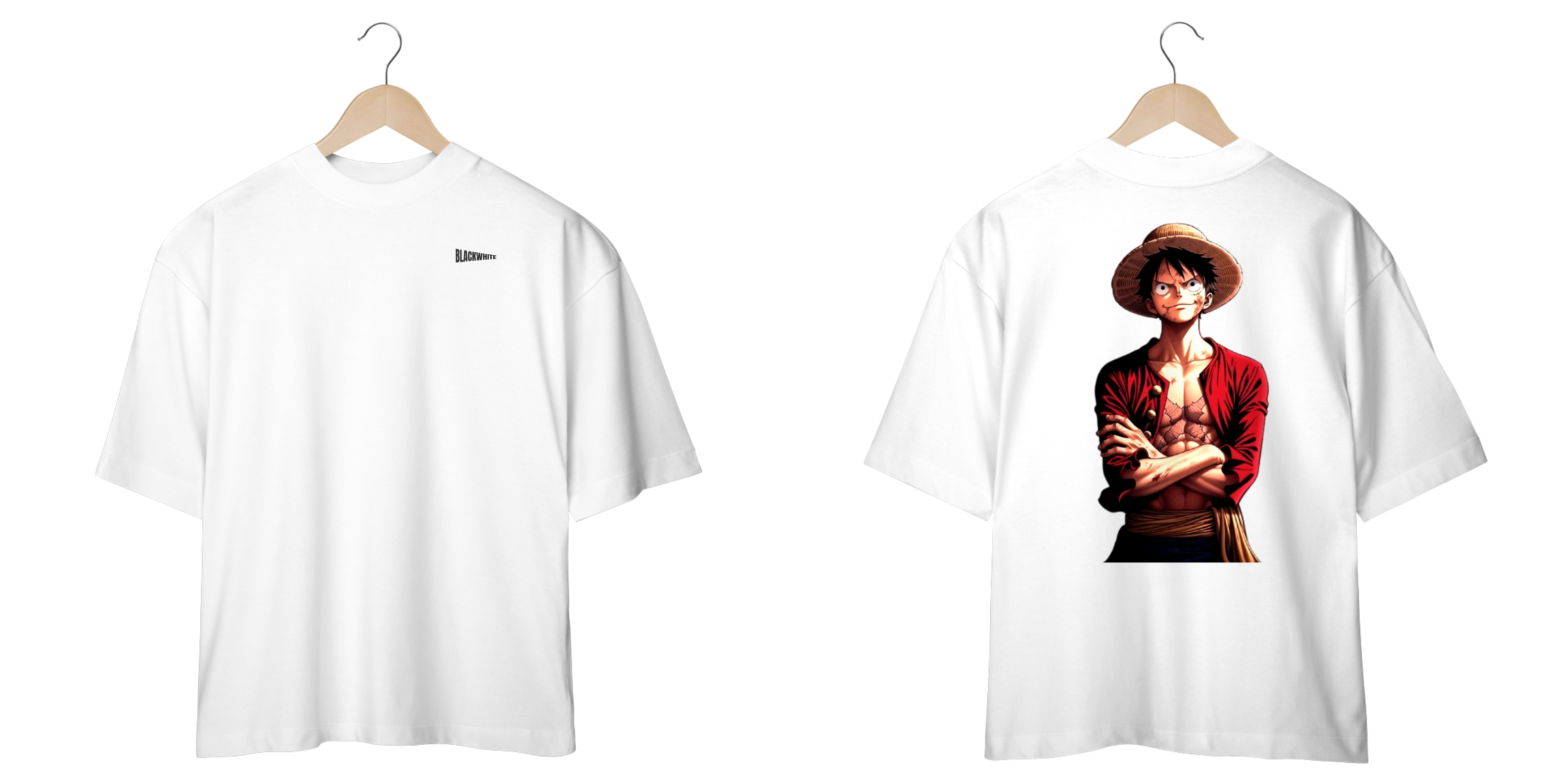 Nome do produto: Camiseta Oversized estilo one piece 