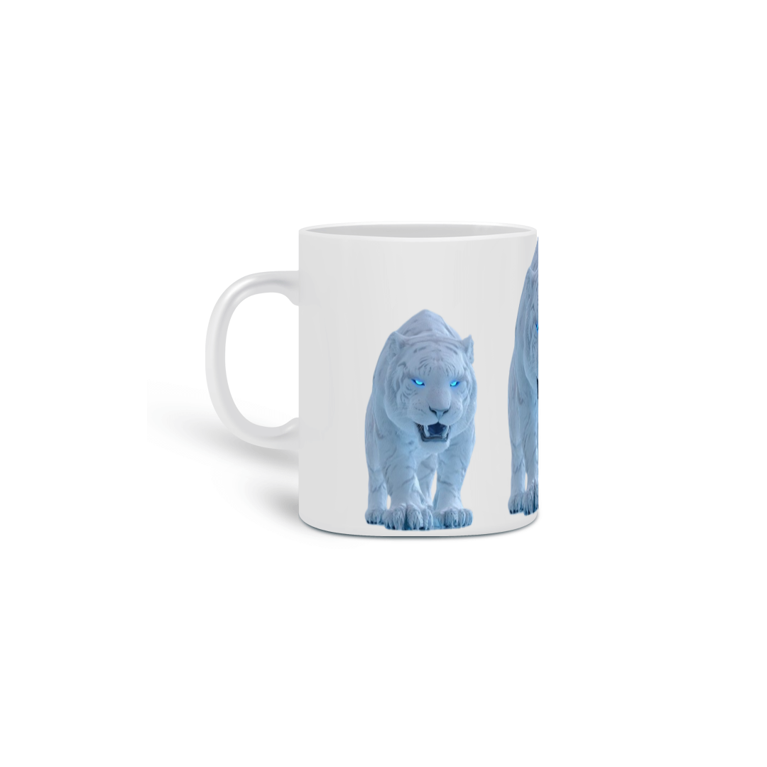 Nome do produto: Caneca estilo tigre branco 