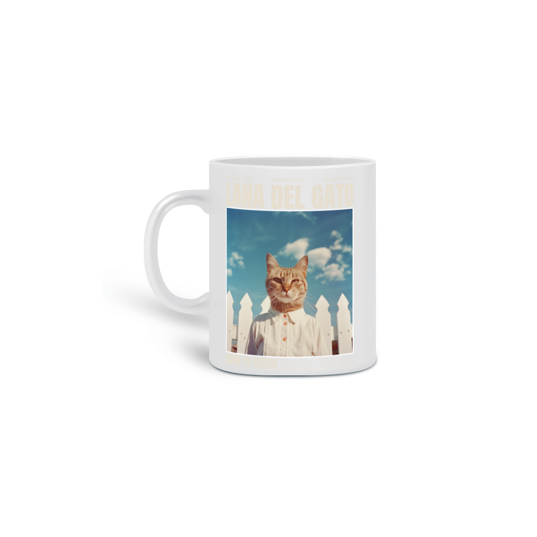 Caneca Lana Del Gato