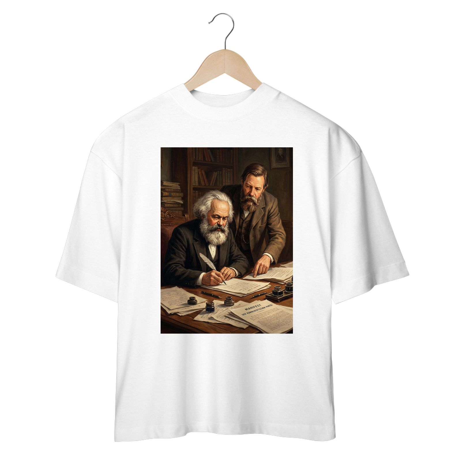 Shirt Marx e Engels Oversized