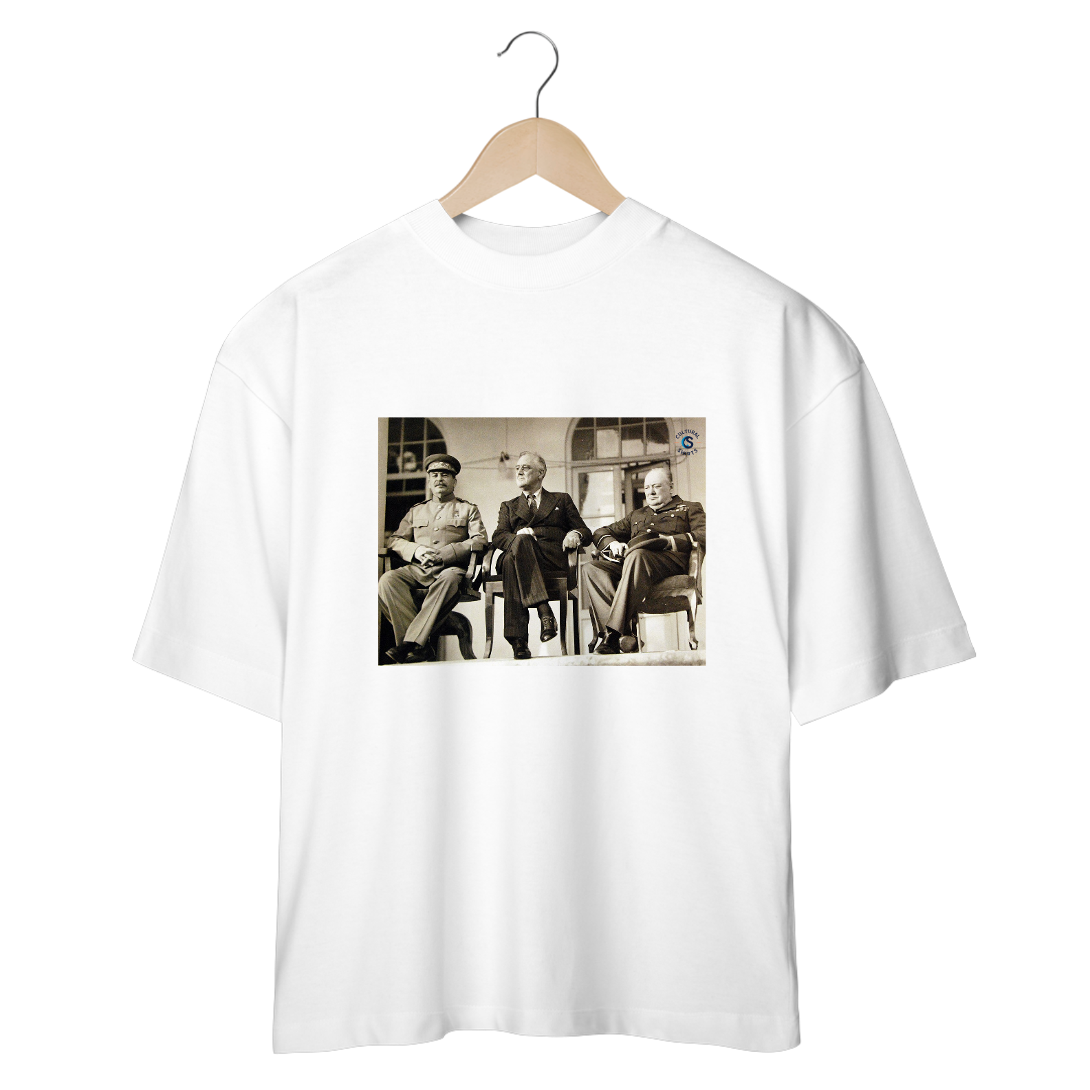 Shirt Stalin, Roosevelt e Churchill Oversized