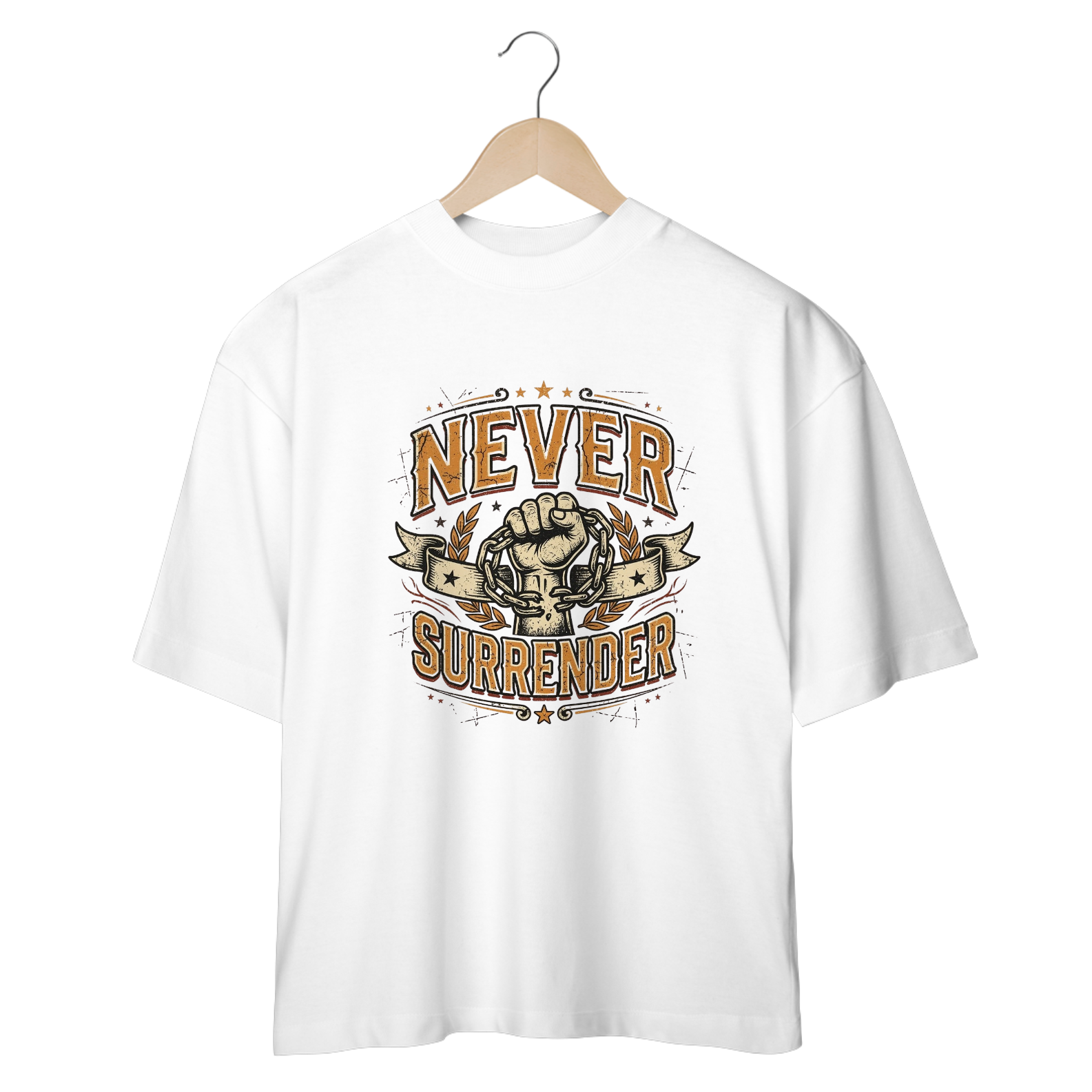 Shirt Never Surrender Oversized