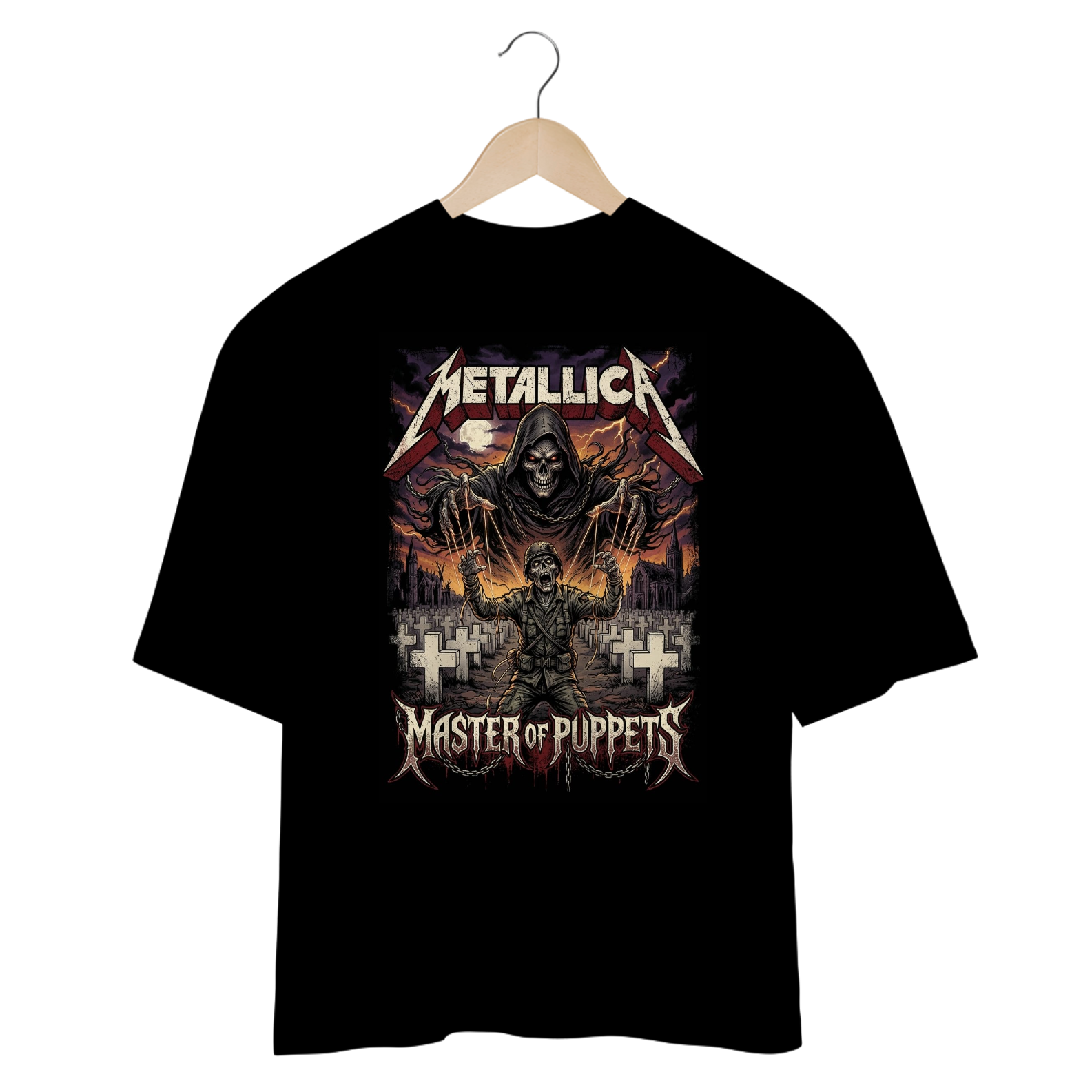 Shirt Metallica Oversized