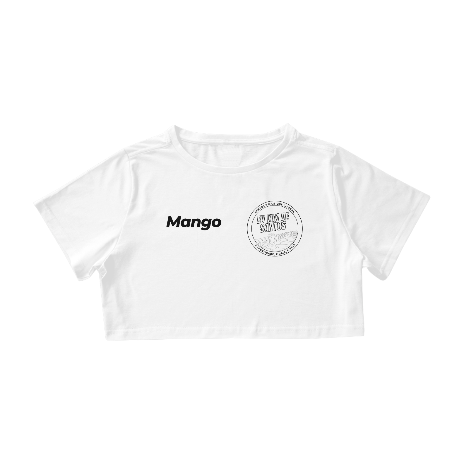 Nome do produto: Dialeto Santista - Mango - Cropped 