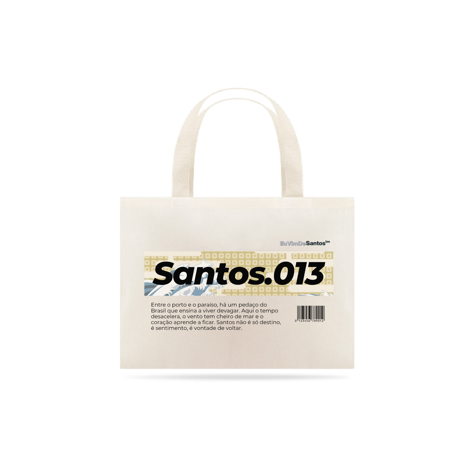 Ecobag - Santos 013 - Poema