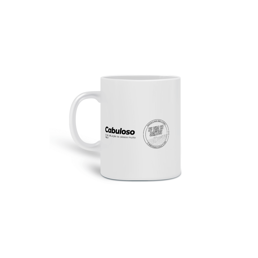 Nome do produto: Caneca - Dialeto Santista - Cabuloso