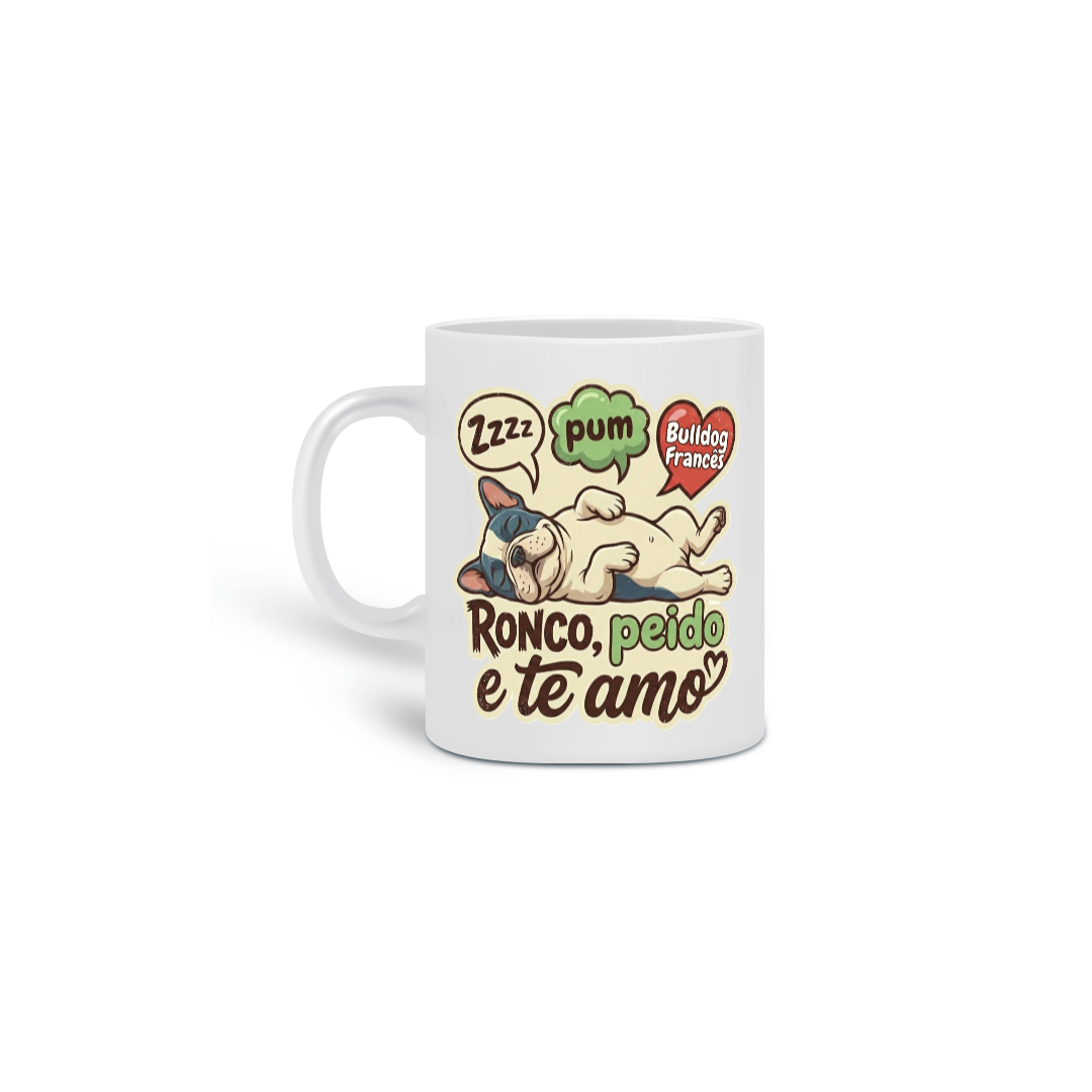Caneca Bulldog francês #stickerpaws