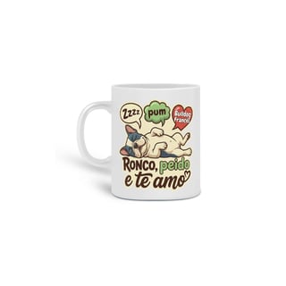 Caneca Bulldog francês #stickerpaws