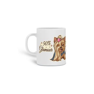 Caneca Yorkie #stickerpaws