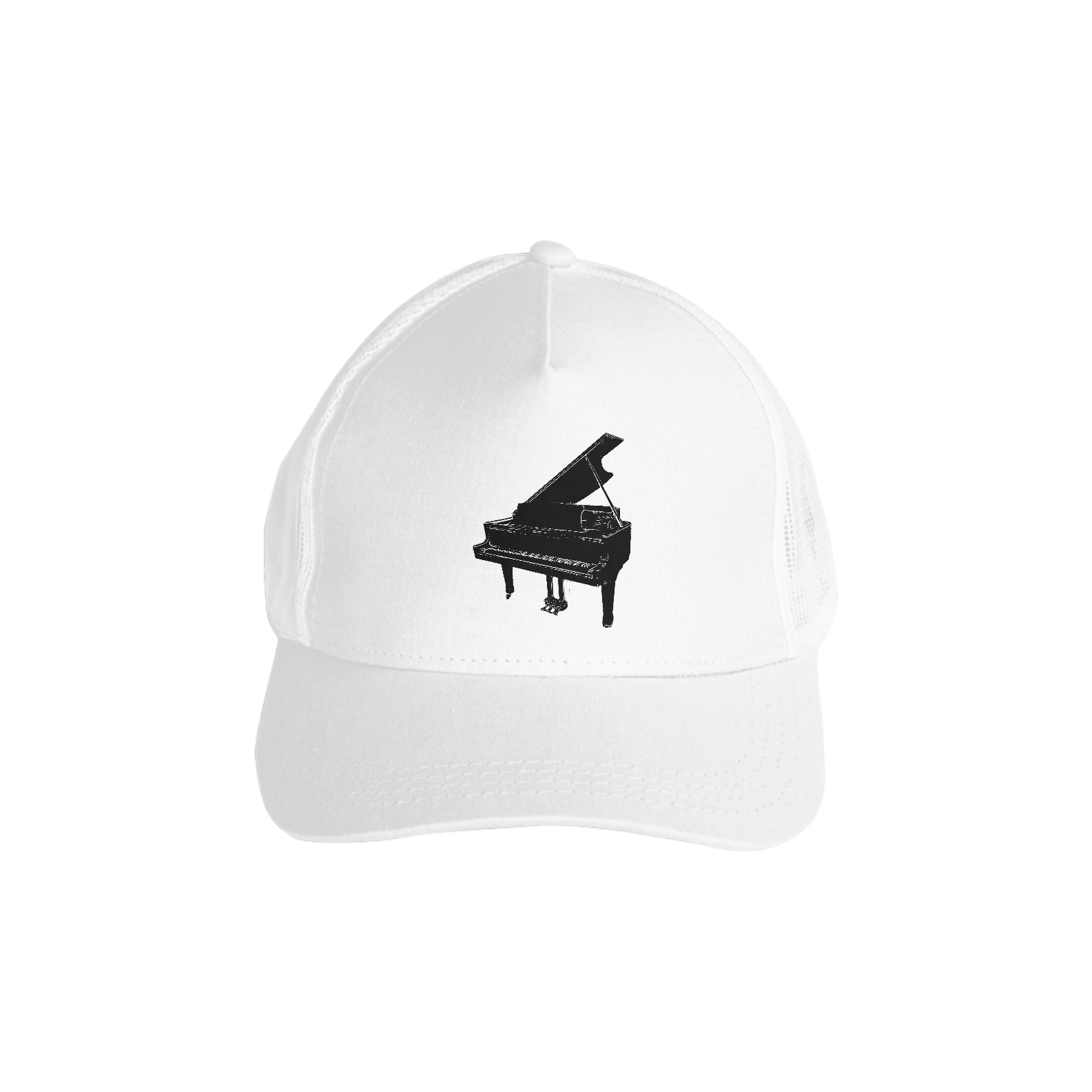 Nome do produto: BONÉ AMERICANO PIANO - BRANCO