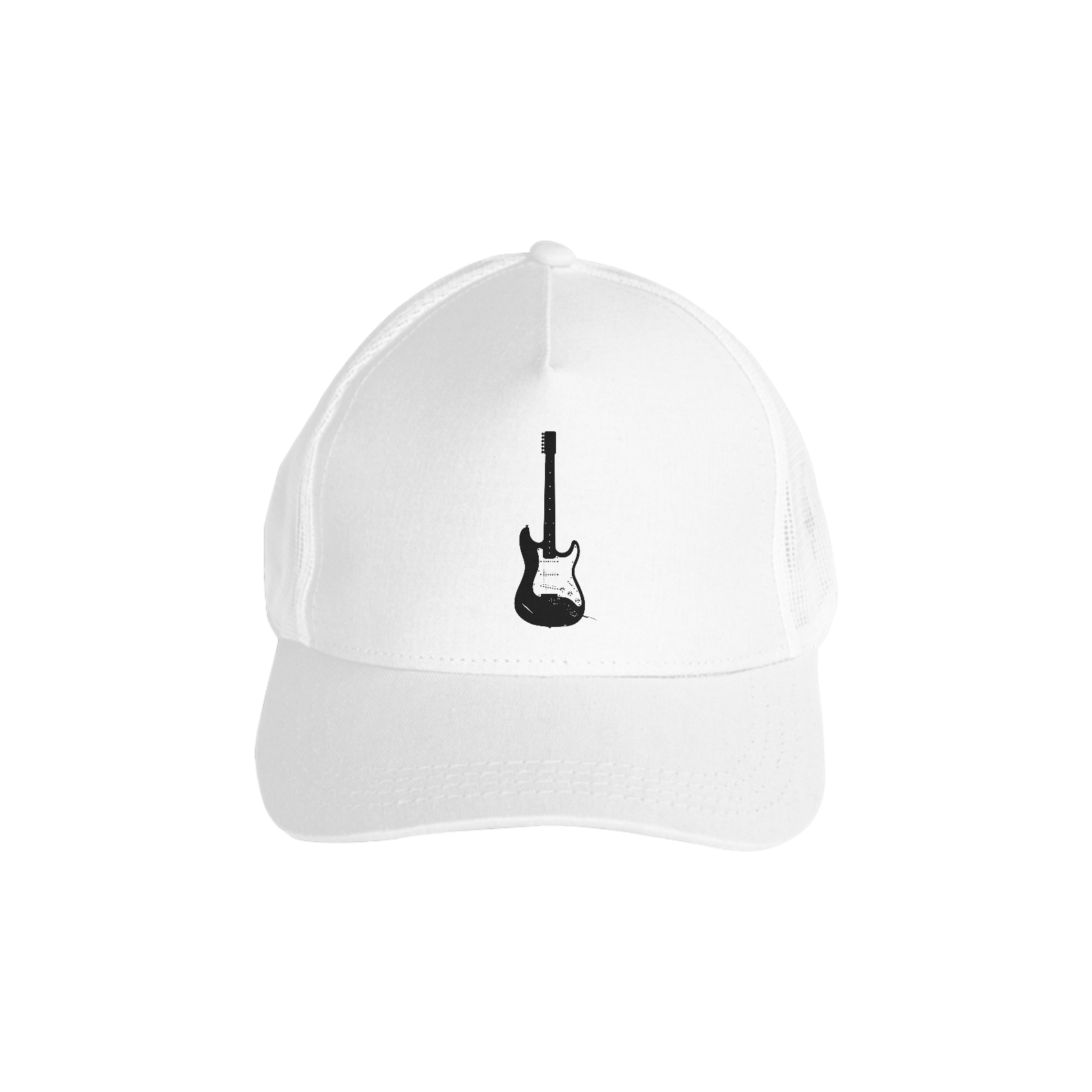 BONÉ AMERICANO GUITARRA - BRANCO