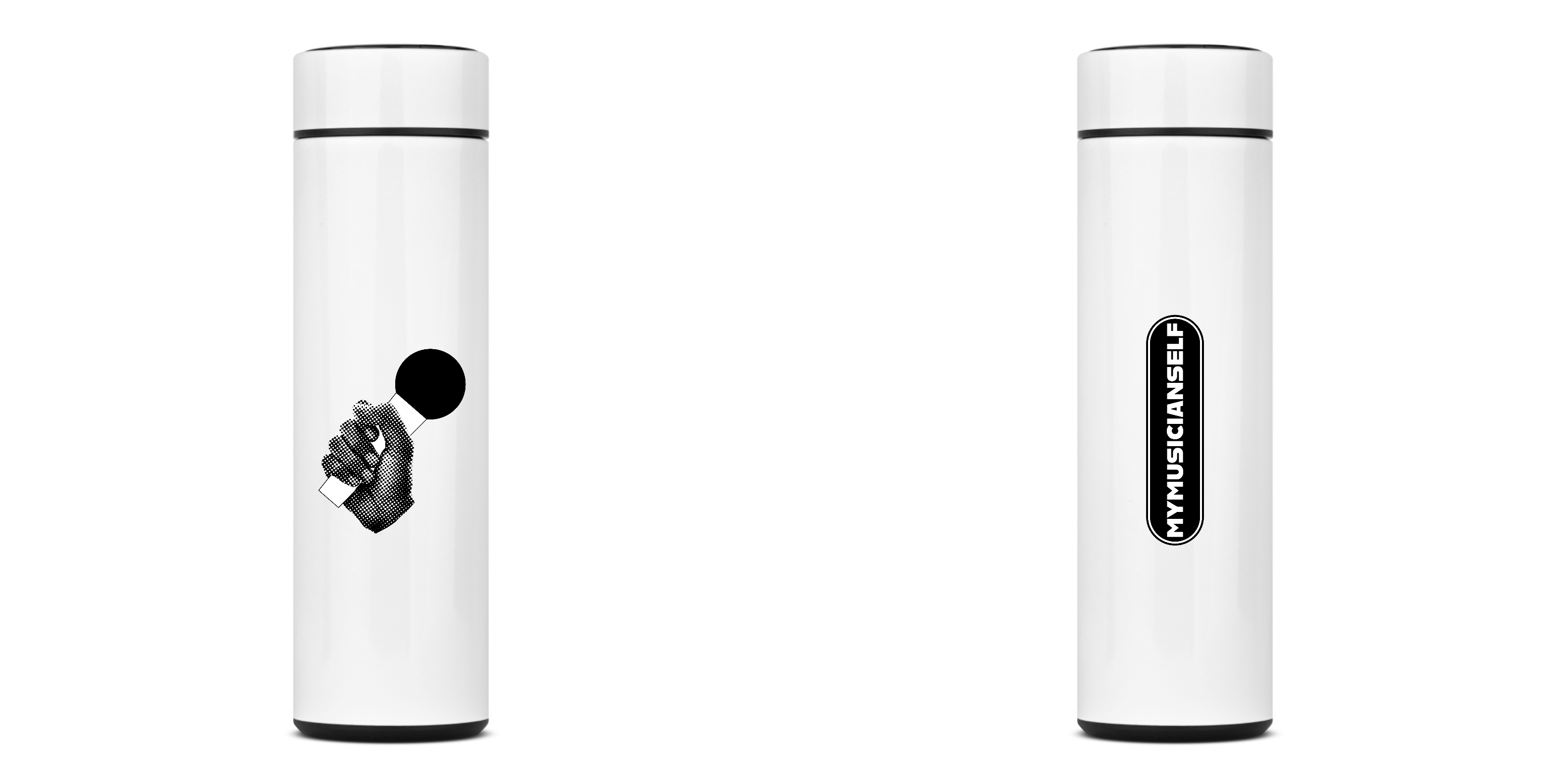 Nome do produto: GARRAFA TÉRMICA - MICROFONE