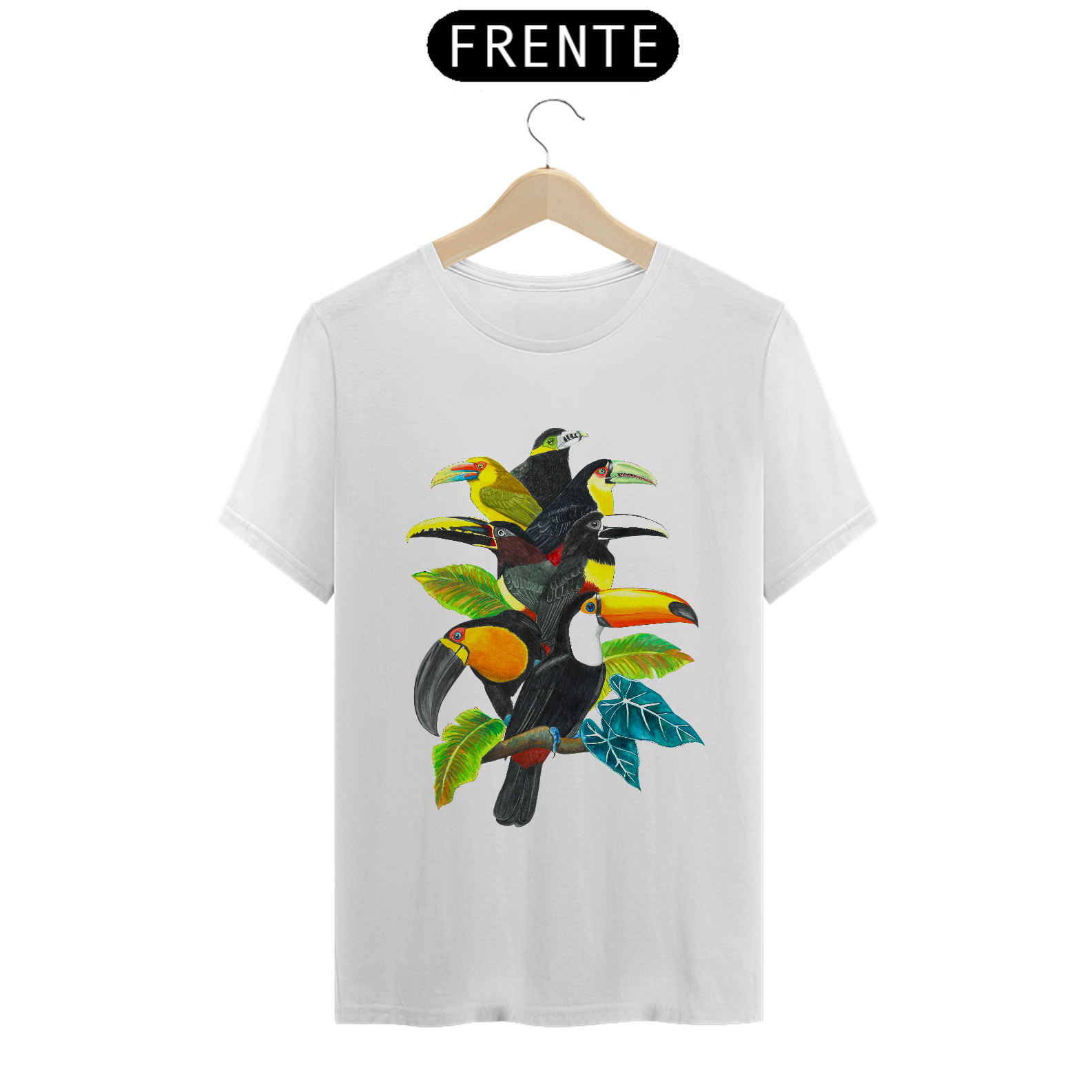 Camiseta | Família Ramphastidae - Tucanos e araçaris