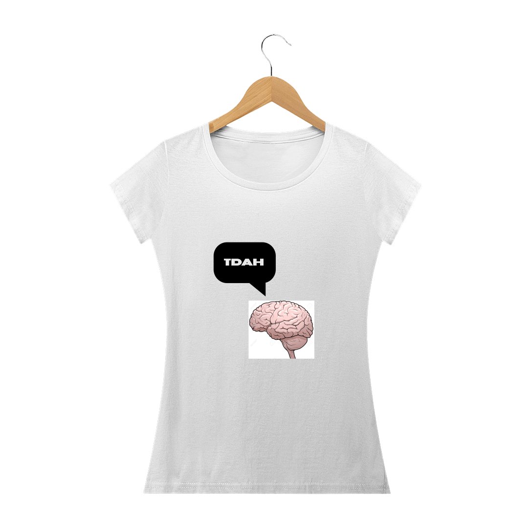 Nome do produto: CAMISETA TDAH CÉREBRO
