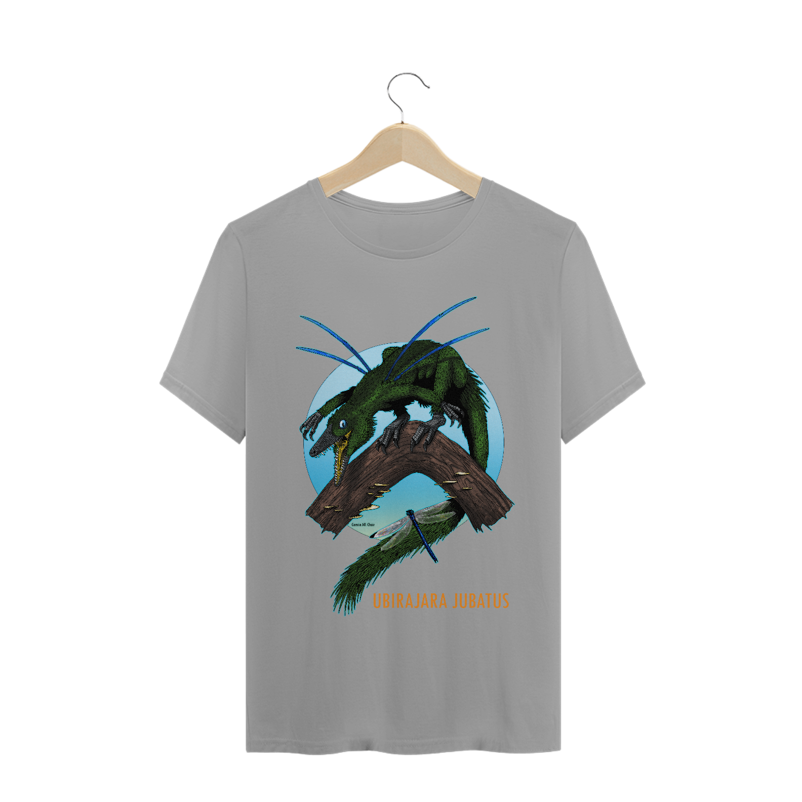 Camiseta Dinossauro Ubirajara jubatus