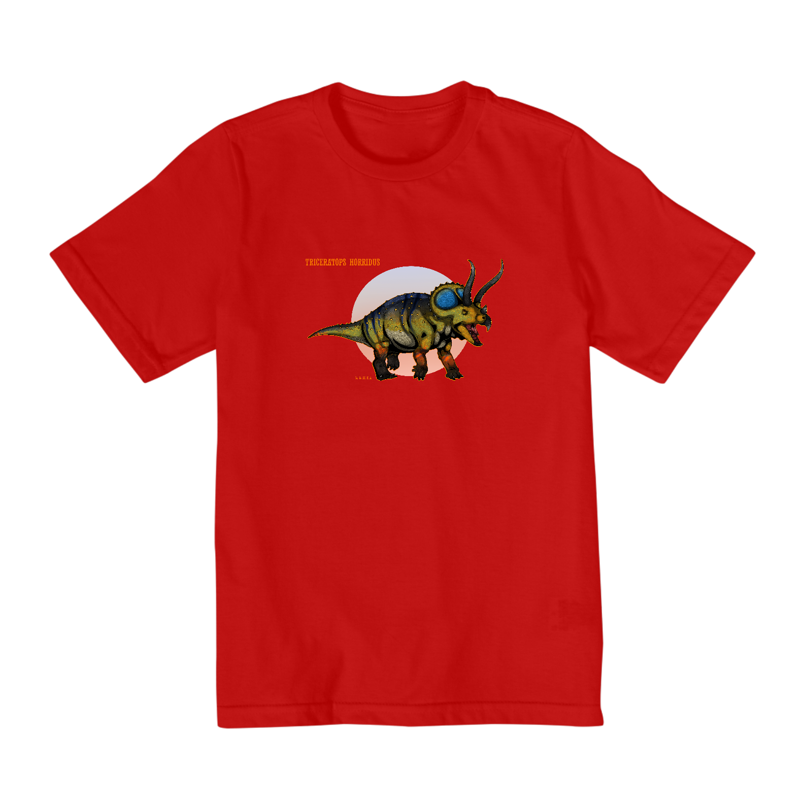 Camiseta Infantil Triceratops