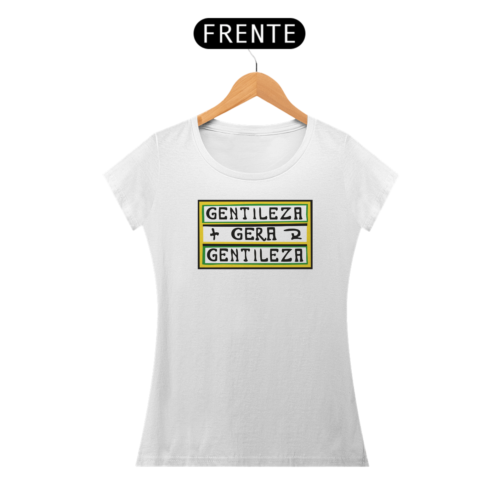 Nome do produto  Gentileza gera gentileza / Baby Long Prime Feminina Branca