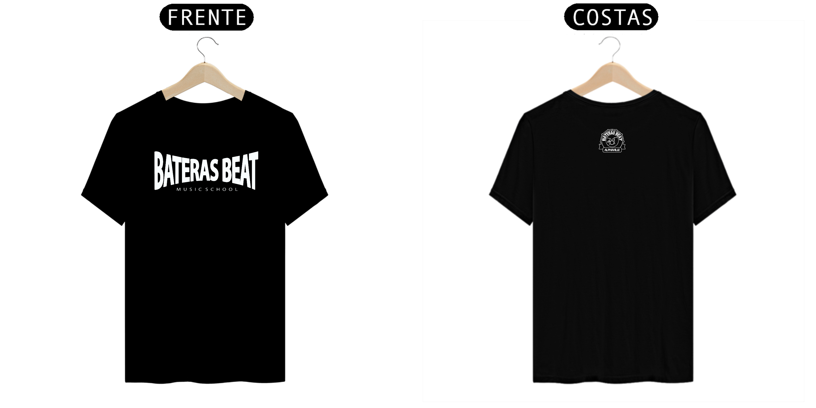 Nome do produto: Camiseta Bateras Beat -  Preta - LN